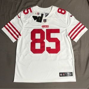 Nike Men's San Francisco 49ers George Kittle #85 White Jersey